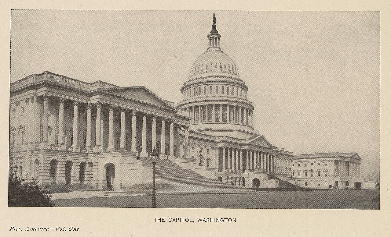 Exterior view of the U.S. Capitol building